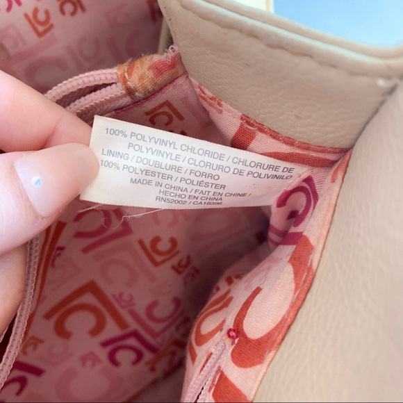 Liz Claiborne Nude Shoulder Bag w/ Compartments - Picture 7 of 10